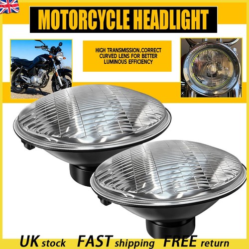 2pcs curved glass headlight - 2pcs,