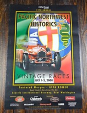 Pacific Northwest Historics, Vintage Races Hot Rods, Drag Cars 2000 Poster