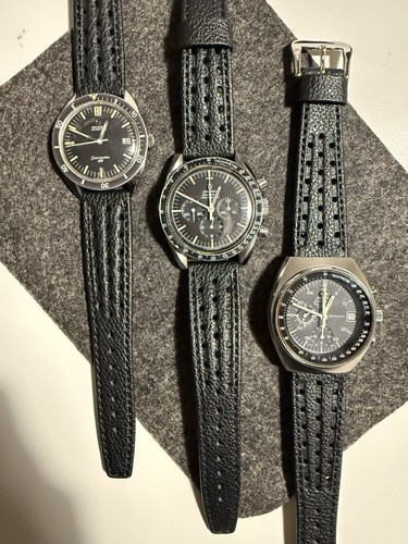 Genuine corfam straps - straps, bands