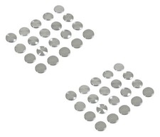 Chrome Screw Cap Hole Covers