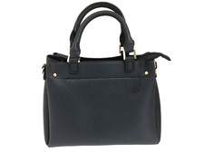 Navy Blue Faux Leather TU Handbag VGC - No Shoulder Strap