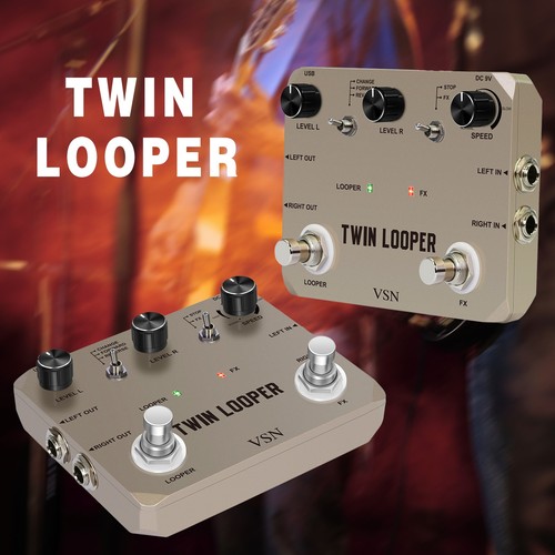 Looper pedal guitar - pedal,