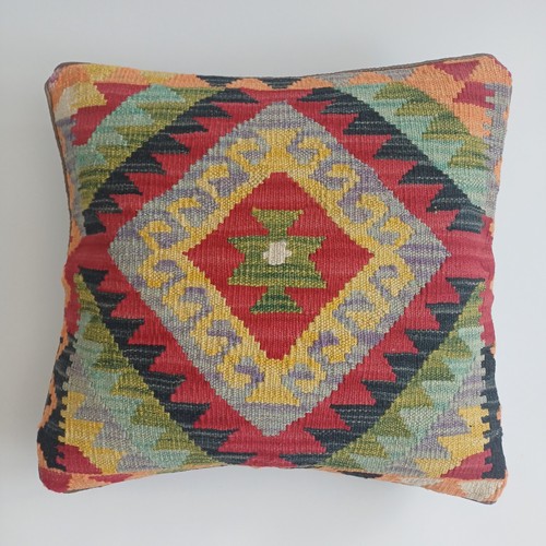Afghan handmade cushion cover - afghan,