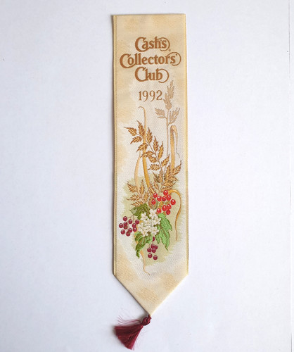 Cash silk woven bookmark - silk,