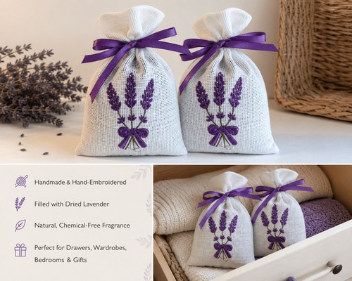 Handmade lavender filled - lavender,