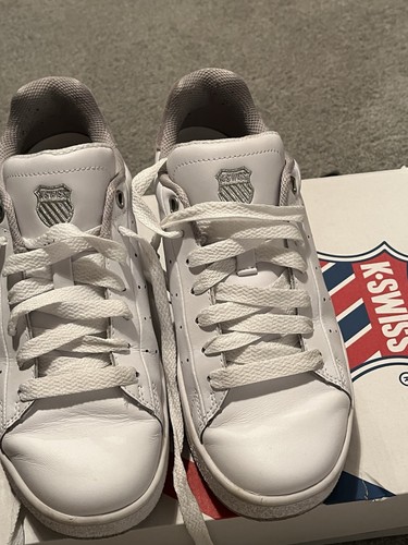 Swiss white grey low - k-swiss, top
