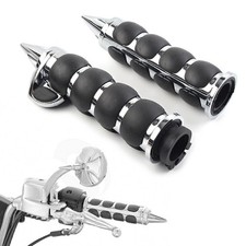 1" Chrome Spike Handlebar Hand