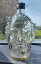 Old Monk Bottle Vintage Glass
