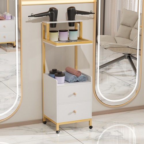Wood beauty trolley cart - trolley,