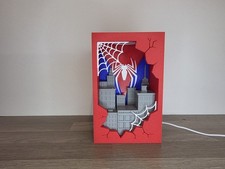 Spider Man Brick City Lamp 5V