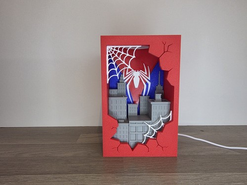 Spider man brick - man, city