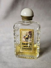Vintage Potter & Moores  Mitcham Lavender  Perfume White Lid
