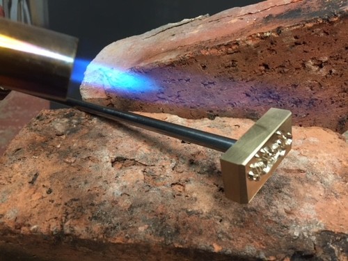 Branding iron wood - iron,