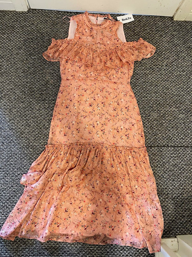 Pink floral chiffon - ro&zo,
