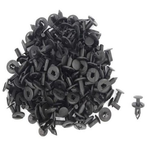 Black fixing clips pack - clips,