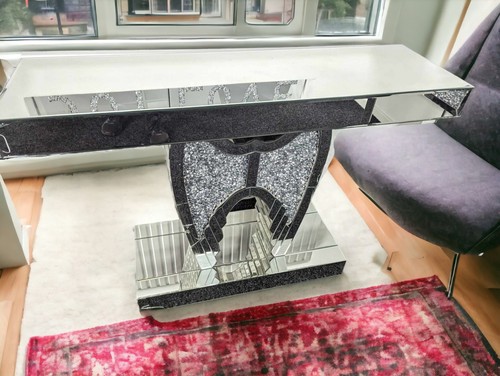 Mirrored angel wing console - mirrored,