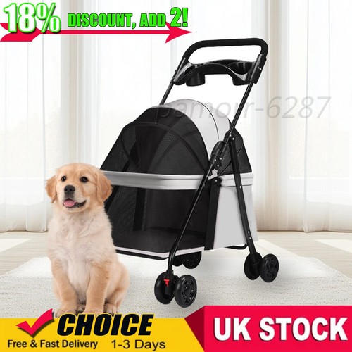 Large pet stroller dog cat - large,