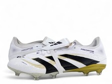 Adidas Predator Pro Fold Tongue FG Mens Football Boots UK Size 9, White, New
