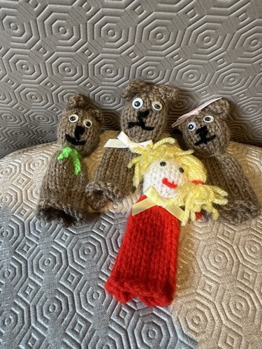 Hand knitted bears and - 3,
