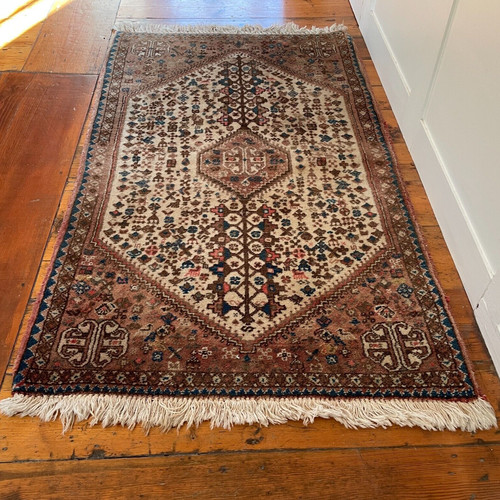 Antique woven rug carpet - woven,