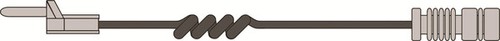 Brake wear sensor volkswagen - brake,