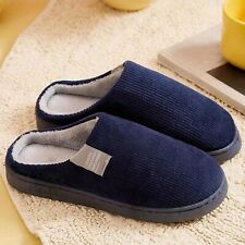 Ladies Memory Foam Slippers Women Washable Warm Fur Slip On Winter Mules Shoes
