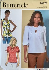 BUTTERICK 6876 Ladies Sewing