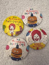 McDonalds Pin Badges - Ronald
