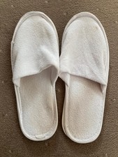 Ladies White Towelling Cotton