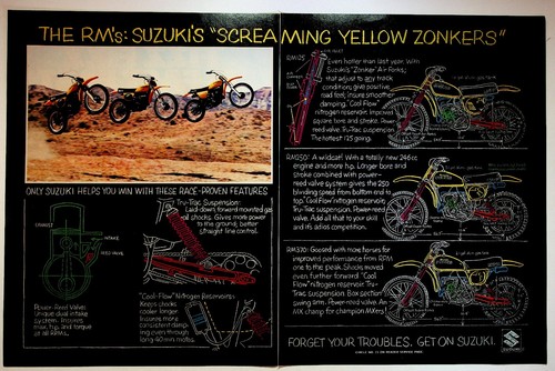 Suzuki motocross bikes - rm,