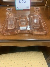 Art Deco Pink Depression Glass