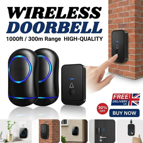 Wireless door bells waterproof - door,