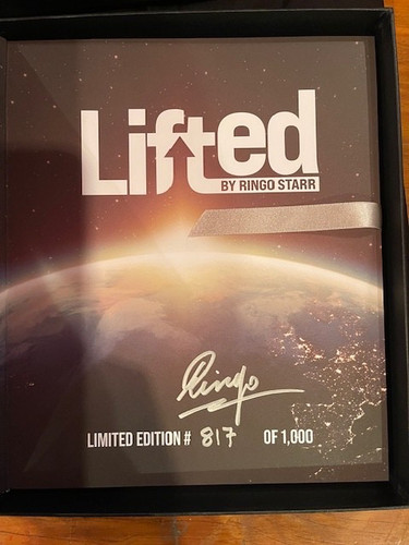 Ringo starr signed lifted book - ringo,