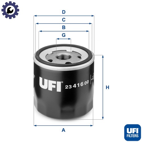 Oil filter 416 for ford - for,