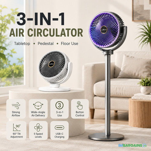Pedestal fan 1 - fan, 3-in-1