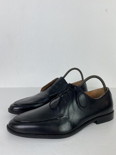 Topman black leather derby - topman,