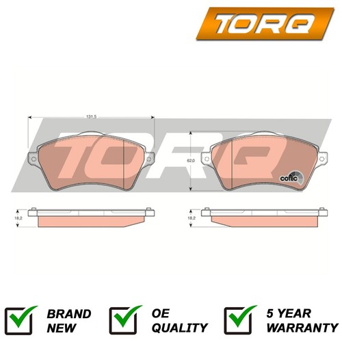 Brake pads set front - set,