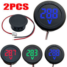 2*Car Voltmeter DC 4-100V LED