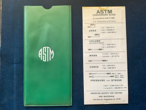 Vintage astm conversion slide - vintage,