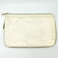 Clarins Silver Makeup Bag