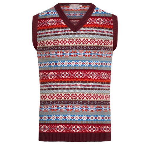 Mens vintage fairisle tanktop - mens,