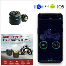 Motorcycle Tire Pressure Monitor System BLE TPMS Bluetooth 5.0 For Android & iOS