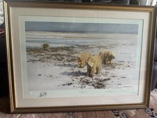 David Shepherd Limited edition Print - Lone Wanderers of the Arctic