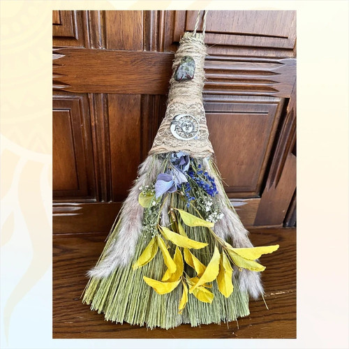 Handmade altar besom broom - handmade,