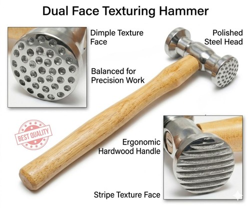 Texturing hammer dimple stripe - hammer,