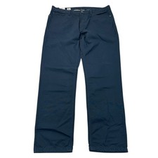 Fat Face Chino Trousers Regular Straight Zip Fly Y2K Blue Pants Mens W38 L32