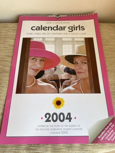 Signed calendar girls 2004 - girls,