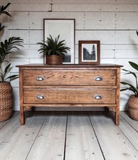 Vintage Oak Lowboy Chest of
