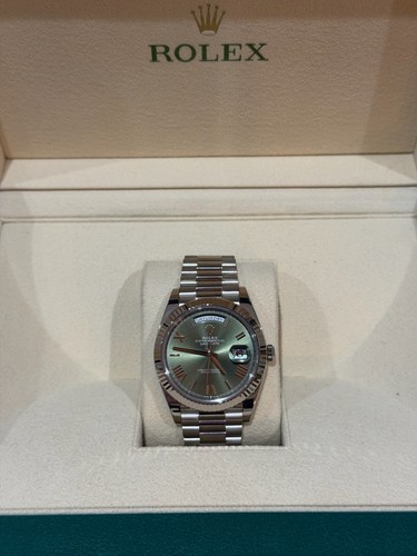 Rolex day date olive dial - rolex,