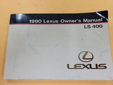 1990  LEXUS  LS400  OWNERS